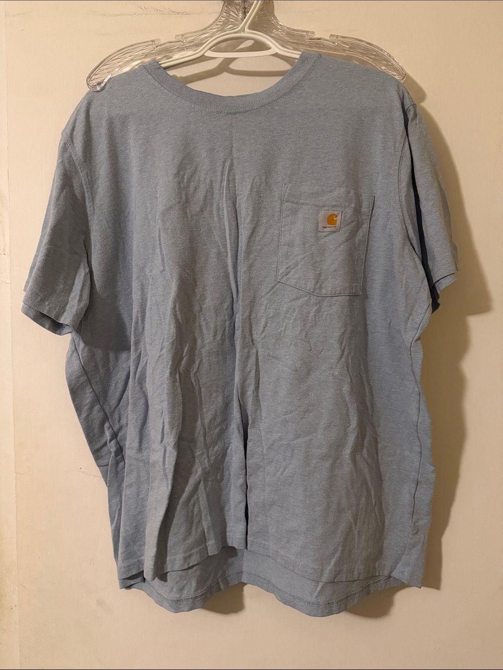 Carhartt Light Blue Short-Sleeve Pocket Tee